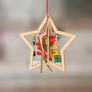 Wooden Decoration Hanging Pendant Ornaments