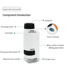 Pocket Microscope with LED Light Science Toy