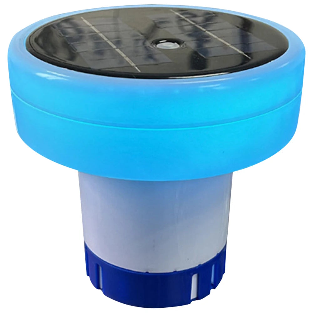Solar Pool Water Clarifier Ionizer  Adjustable Chemical Delivery Anti-Sinking
