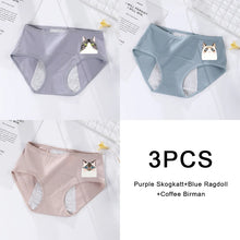 3PCS Large Flow Menstrual Briefs