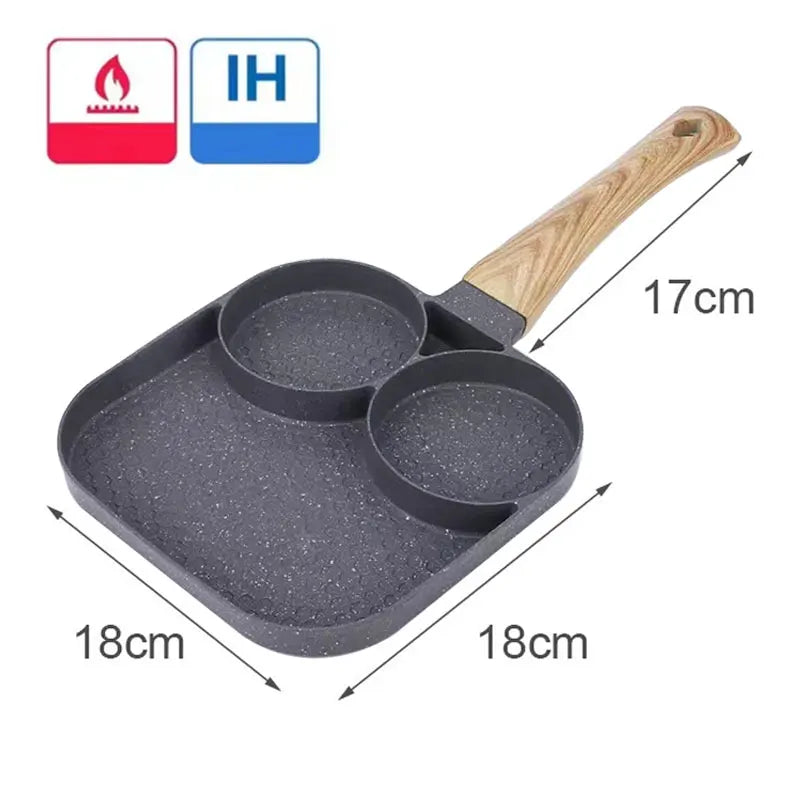 2/4-Hole Non-stick Omelet Pan
