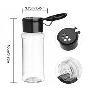 100ML Plastic Seasoning Shaker Bottles