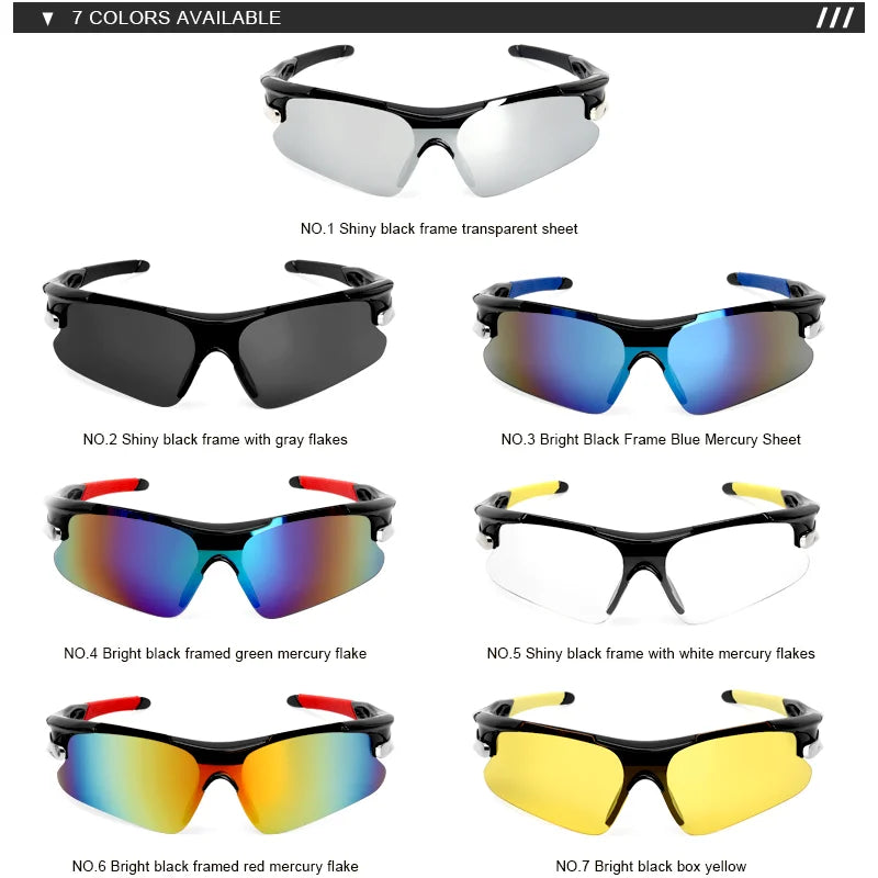 UV400 Multicolor Windproof Eyewear