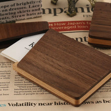 Portable Wooden Business Card Holder