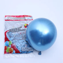 50 pcs 5" Chrome Metallic Helium Balloons