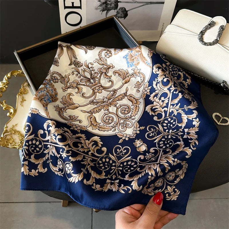 Printed Pashmina Silk Scarf