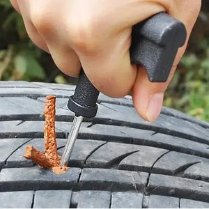 Car Tire Repair Tool Kit with Rubber Strips
