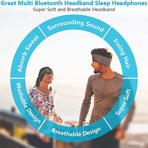 Bluetooth Wireless Headphones Sleep Eye Mask