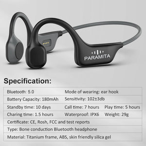 Classic DG08 Bone Conduction Headphone with MIC BT 5.3