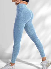 Seamless High Waist Hip Lifting Sand Washed Leggings