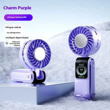 3600mAh 4 in 1 Neck and Handheld Fan 100 Speed Levels LED Display One Touch