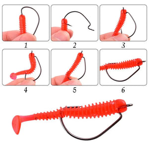 Aorace 10pc Fishing Hook Set