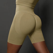 Seamless High Waist Sports Shorts