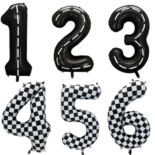 40'' Number Racetrack Balloons