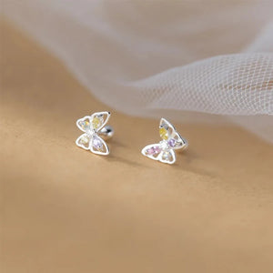 925 Silver Needle Piercing Helix Stud Earrings