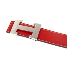 Designer Pin Buckle Genuine Leather H Belt