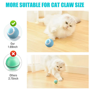 Interactive 360° Automatic Rotating Rolling Ball Cats Toy With USB Charging