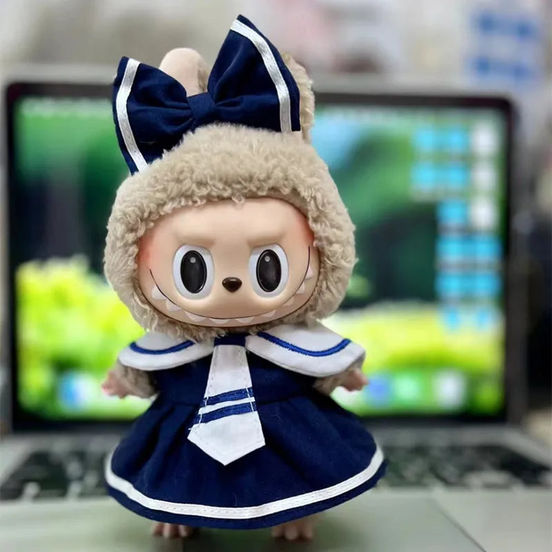 17cm Cute Mini Plush Doll Clothes