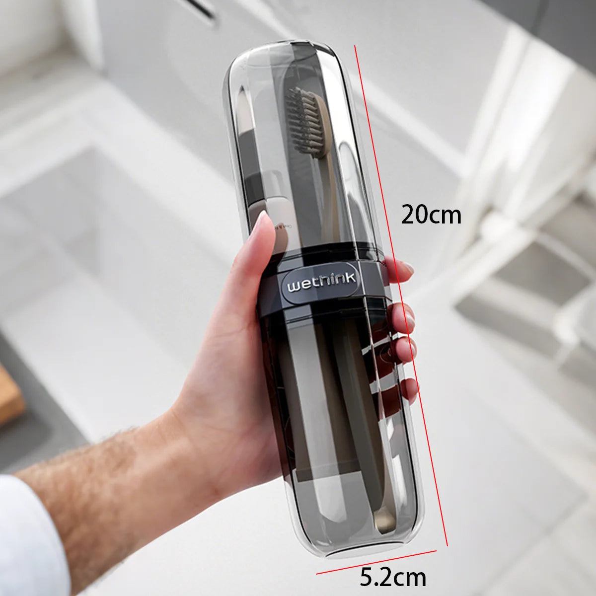 Portable Travel Toothpaste Toothbrush Protector Case