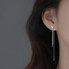 Long Crystal Tassel Earrings For Women