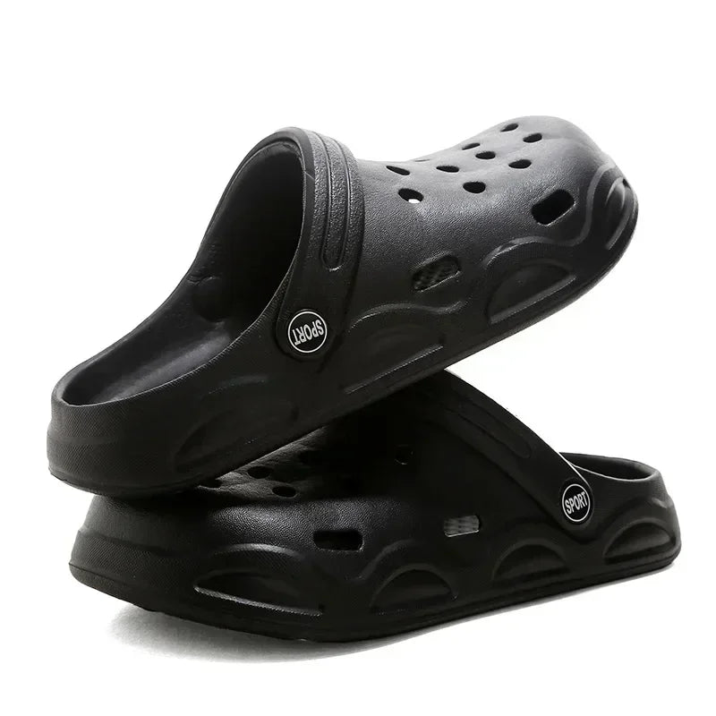 Holed Heel Strapped Garden Sandalssand