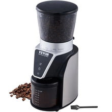 VEVOR 40MM Conical Burr Grind Setting Coffe Bean Electric Espresso Coffee Machine