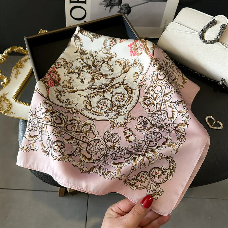 Printed Pashmina Silk Scarf