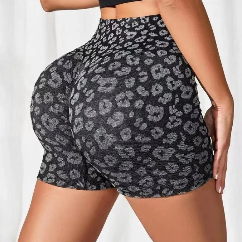 Leopard Print Slim Seamless Leggings