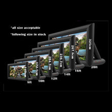 Outdoor Giant Inflatable Blow Up Home Theater Projection Screen With Blower & Accessories