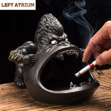 Creative Ceramic Gorilla Ashtray