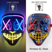 The Purge Horror Wireless LED Glow Mask
