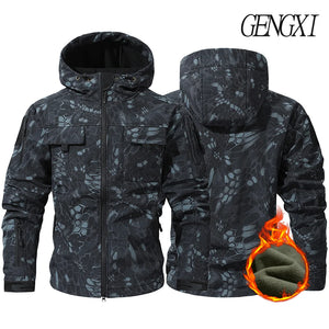 Softshell Fleece Lined Tactical Windproof Waterproof Jacket