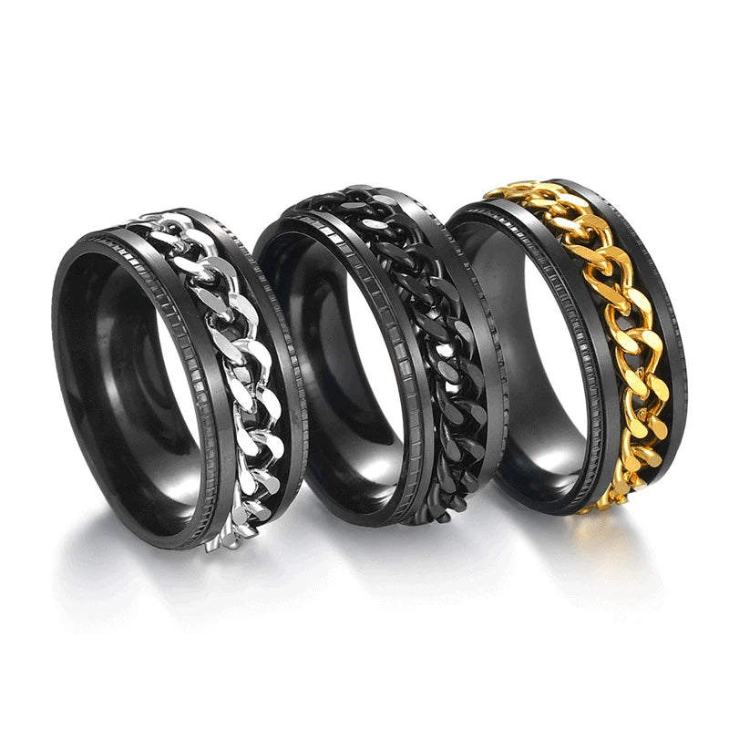 Titanium Steel Rotatable Chain Ring
