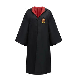 Wizard School Costume Cloak Witch Hooded Cape with Scarf and Sweater