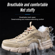 Breathable Lightweight Anti-puncture Protective Steel Toe Shoes