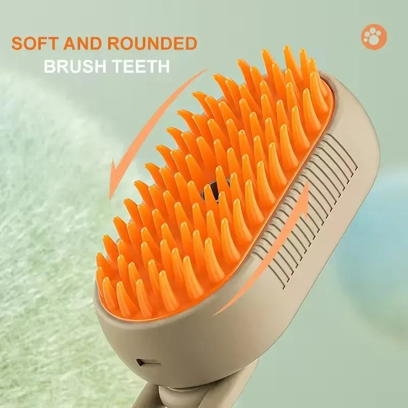 Pet Steam Cat Comb Electric Sprayer for Massage