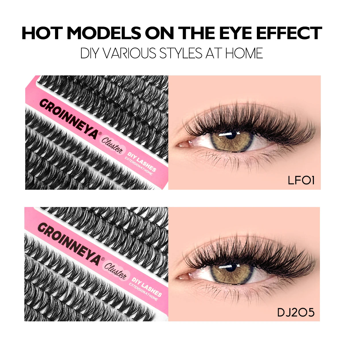 Lash Extension Kit With Lash Bond and Seal Makeup Tools