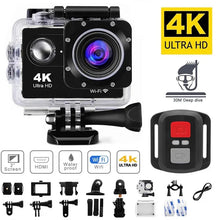 2.0" Action Camera Ultra HD 4K 30FPS WiFi Underwater Camera