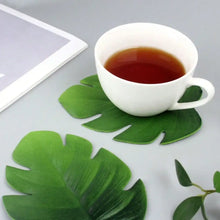 Plant Turtleback Leaf Placemat Waterproof Non-slip Anti-scald Decorative Mat