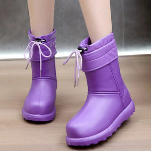 Waterproof Warm Fur Lined Boots