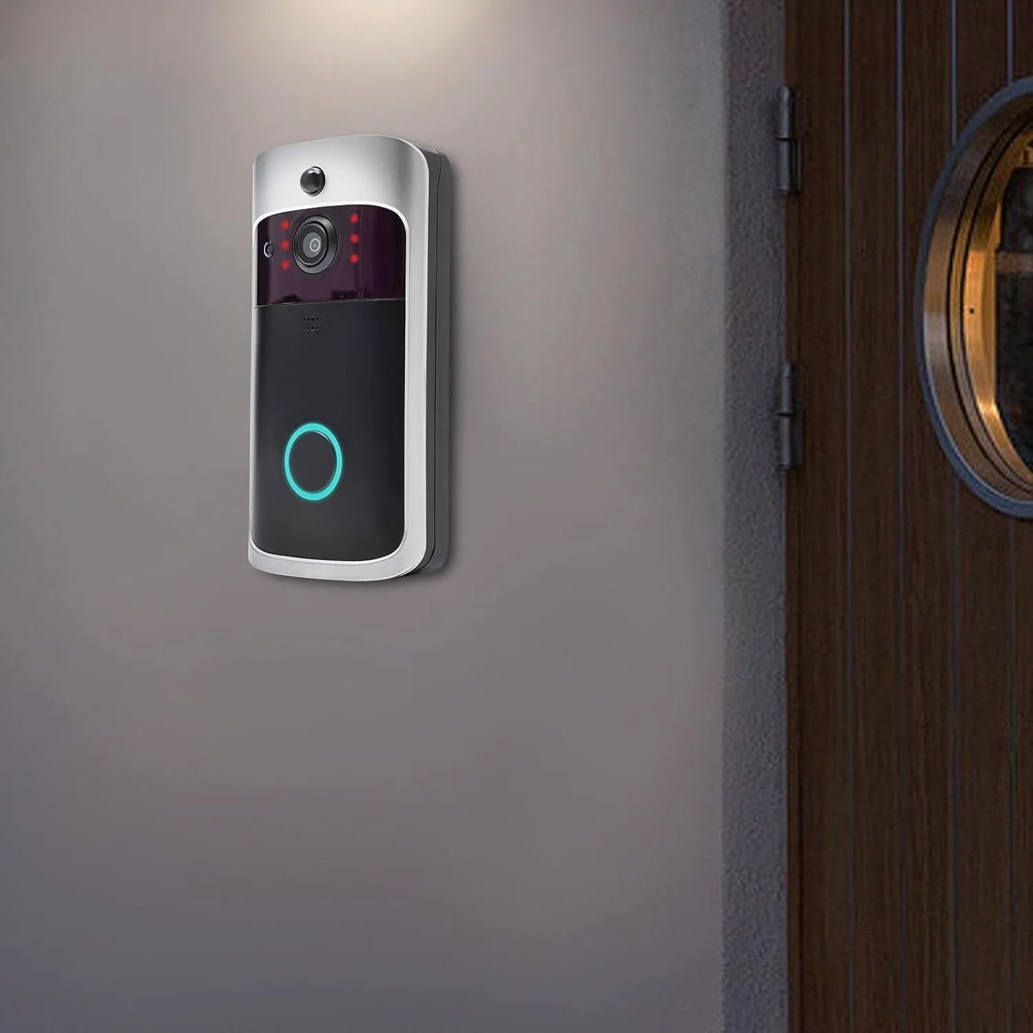 Smart WiFi Video Doorbell with Night Vision Camera SmartSensor for Doors and Windows