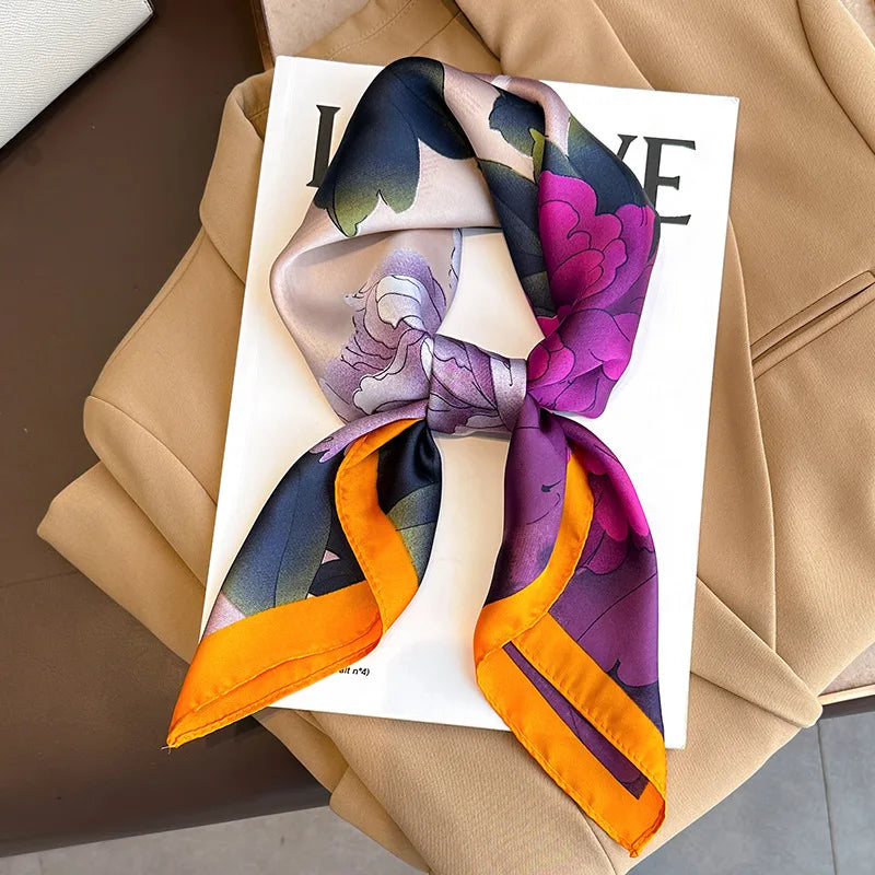 Printed Pashmina Silk Scarf