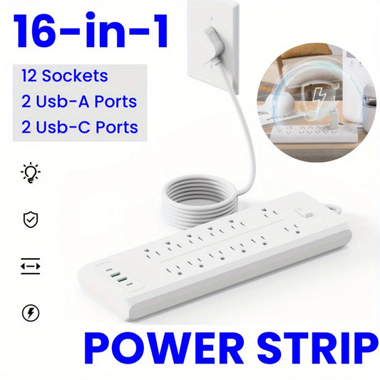 US Plug Multipurpose Power Strip Extension Cord