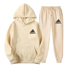 Hooded Top and Sweatpants Two-piece Set