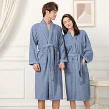 100% Cotton Couples Long Thick Absorbent Terry Bath Robe