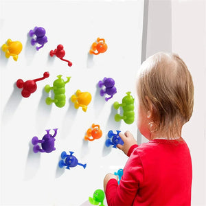 Soft Silicone Suction Cup Building Blocks