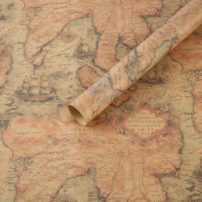 Retro Crafting Wrapping Paper