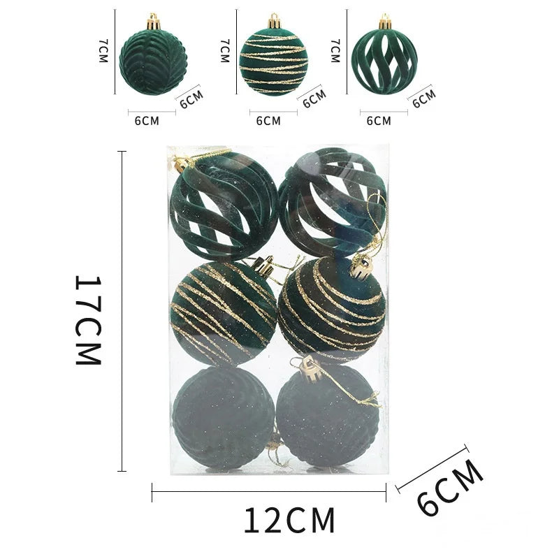 Shatterproof Christmas Tree Hanging Balls