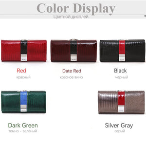 Patent Leather Long Wallet