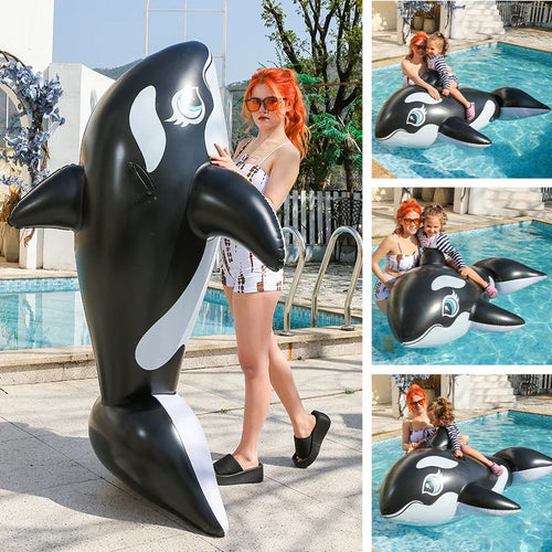Inflatable Whale Floating Bed
